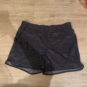 Eddie Bauer Women's Black Geometric Athletic Shorts